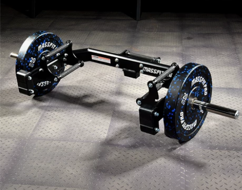 马西开放式深蹲硬拉杆开放六边框奥杆六角杠铃...