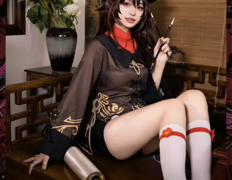 原神胡桃cos服 游戏原神cos服胡桃堂主...