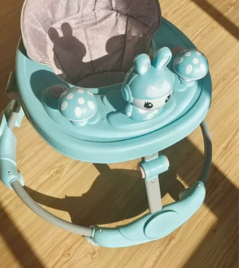 婴儿学步车多功能防侧翻男宝女宝可坐，可折叠...