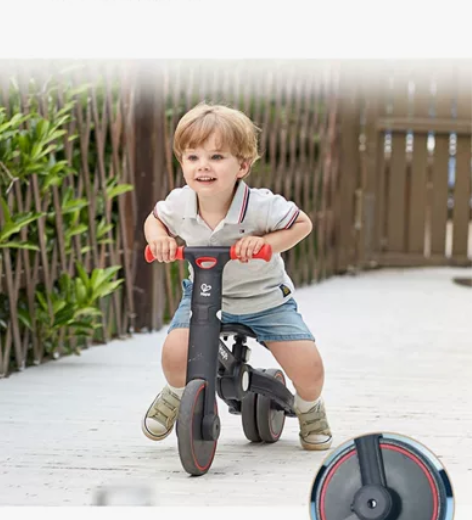 德国hape 平衡车 儿童玩具二合一可折叠...