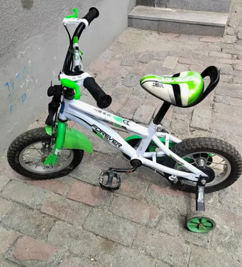 【售】上海永久自行车12寸儿童自行车 (有...