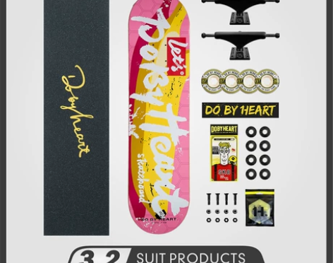 DBH专业滑板沸点四轮组装滑板初学者男女生...