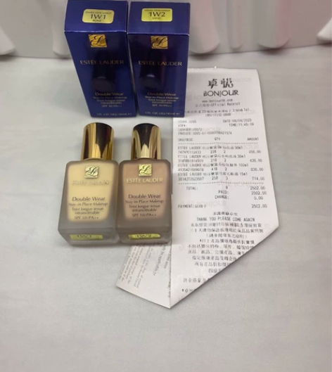 全新雅诗兰黛dw粉底液30ml色号有1w1...