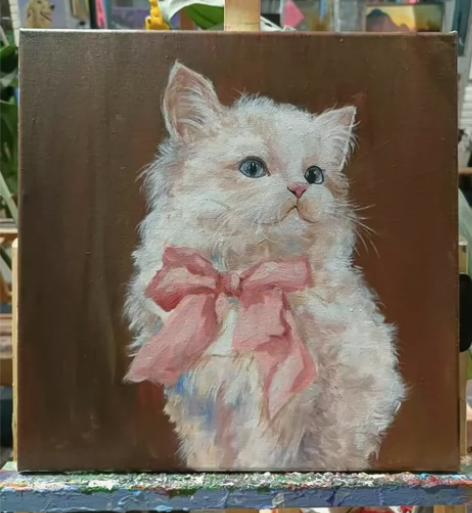 定制油画，最快第二天出图！画像彩铅人物画像...