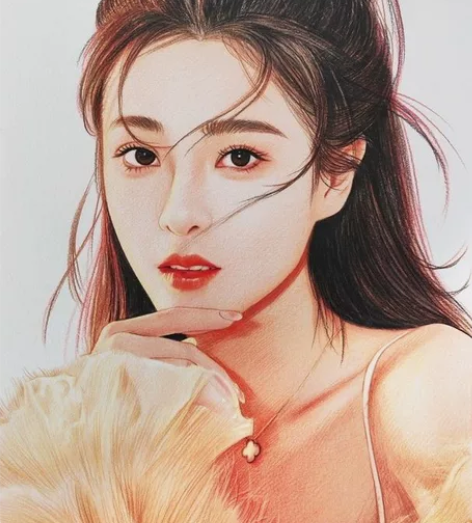 彩铅画像定制素描人像手绘人像人物肖像画写实...