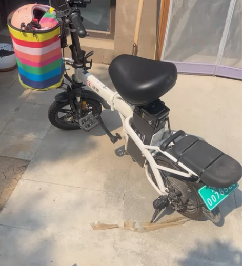 绿源折叠电动车，想换个三轮， 以前是为了放...