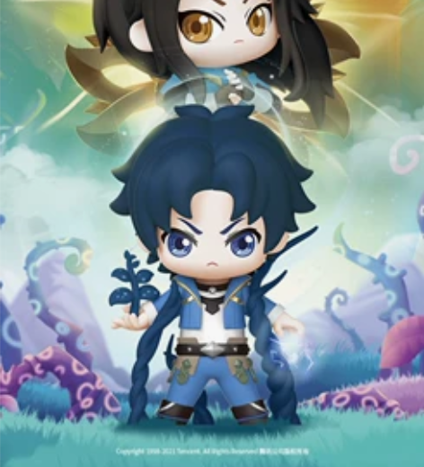 斗罗大陆盲盒唐三手办小舞史莱克七怪玩具娃娃...