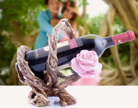 天鹅红酒架子家庭酒柜摆件葡萄酒杯架家居礼物...