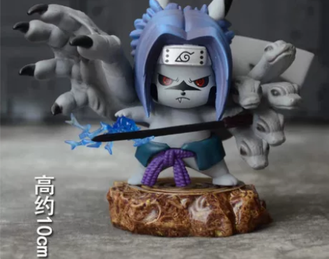 皮卡丘cos鸣人火影忍者佐助手办模型公仔玩...