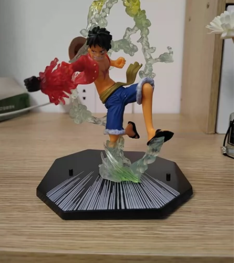 海贼王动漫手办人物二代火拳路飞艾潮玩模型摆...