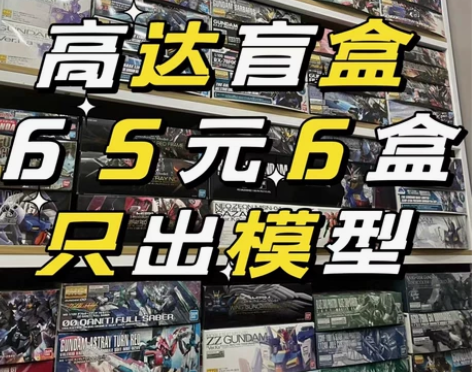 捡漏高达65元至多6盒白菜价包邮EG/HG...