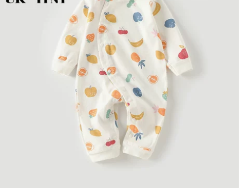 品牌折扣店撤柜婴儿春秋婴儿打底爬爬服宝宝连...