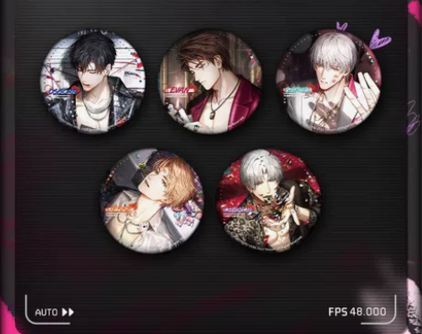 【包邮】光与夜之恋 情热至深吧唧 萧逸陆沉...