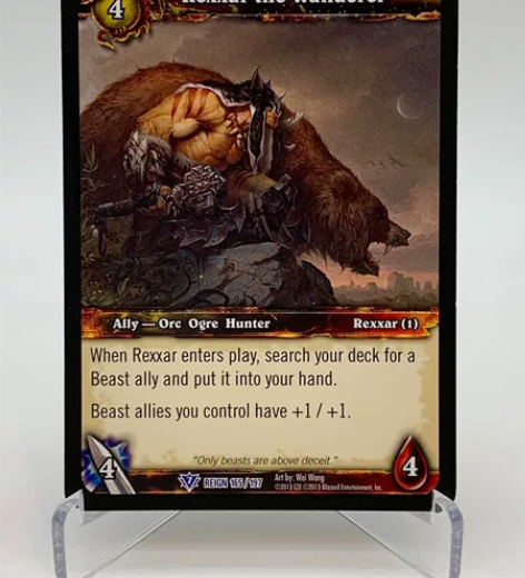 魔兽卡牌 WoWTCG 部落英雄 流浪者雷...