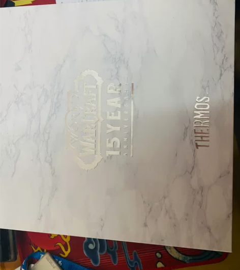 魔兽世界十五周年膳魔师保温杯礼盒 全新  ...