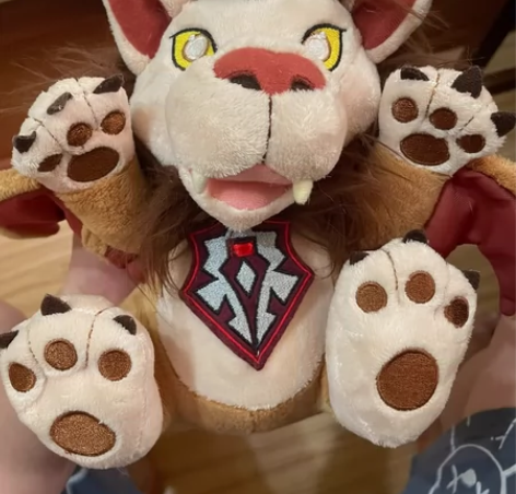 暴雪 双足飞龙Q版玩偶 无包装，无吊牌，无...