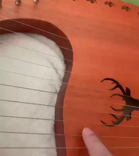 小竖琴19弦莱雅琴16箜篌小众乐器便携式初...