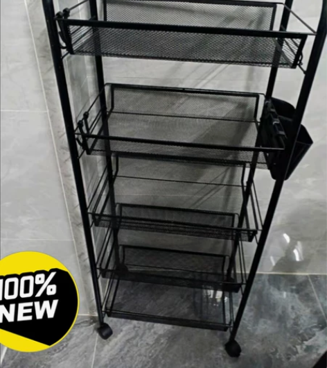 电商不干了，处理全新推车厨房卫生间置物架多...