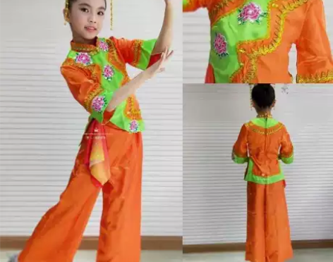桃李杯参赛服装幼儿舞蹈服《玲珑》演出服独舞...