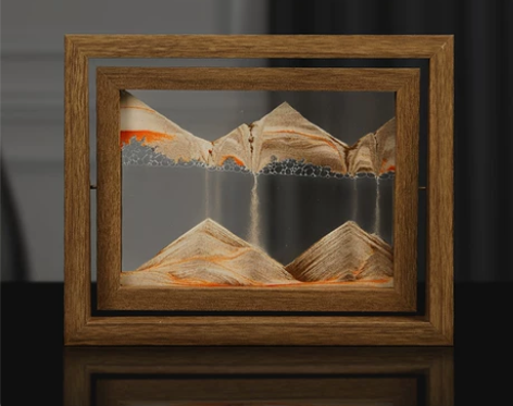 流沙画摆件 沙画摆件创意画解压客厅桌面玄关...