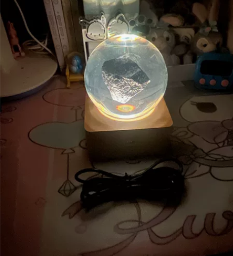 宇航员水晶球小夜灯生日礼物男生送女朋友闺蜜...