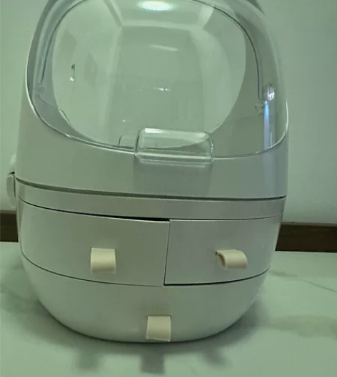 网红化妆品收纳盒家用箱桌面防尘大容量梳妆台...