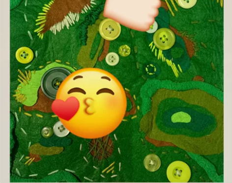 服装设计面料改造面料再造面料二次设计绿色系...