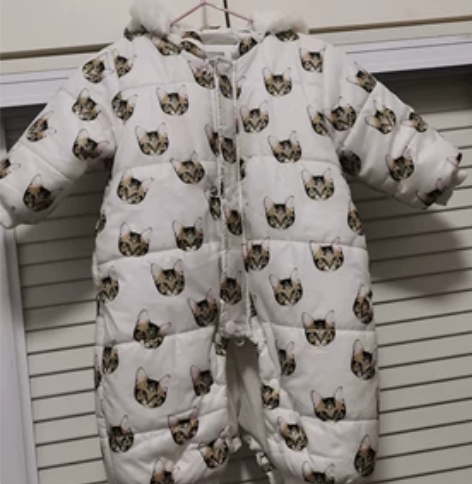 二手宝宝棉服，实物图，没有添加任何效果，5...