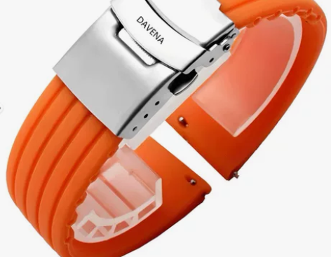 [包邮]蒂玮娜手表带DAVENA条纹硅胶表...