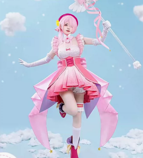 ［出租］拉姆魔法少女大全套 假发+衣服+高...