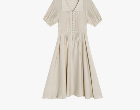 南瓜谷6/16新品法式宫廷风优雅小翻领泡泡...