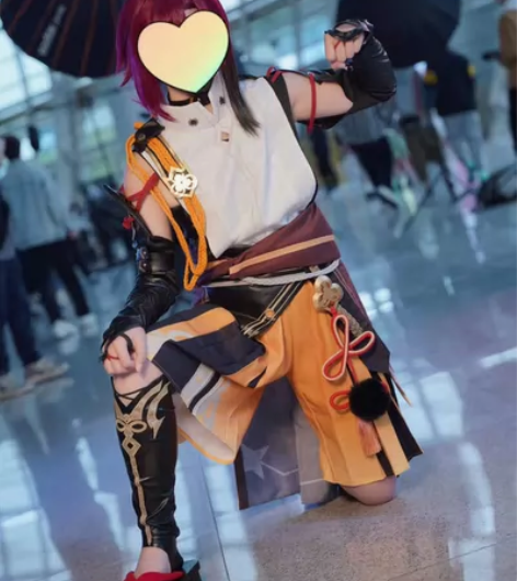 次元依家原神鹿野院平藏cos服S码大全套，...