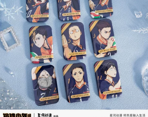 星河动漫 排球少年 西谷夕 番号系列 徽章...