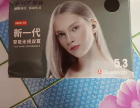 Amoi/夏新F9无线蓝牙耳机双耳入耳式创...