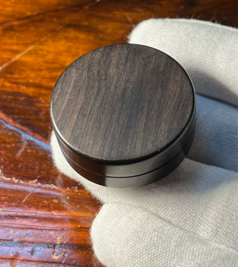 木艺木雕紫光檀木质推牌啪啪币EDC啪牌PP...