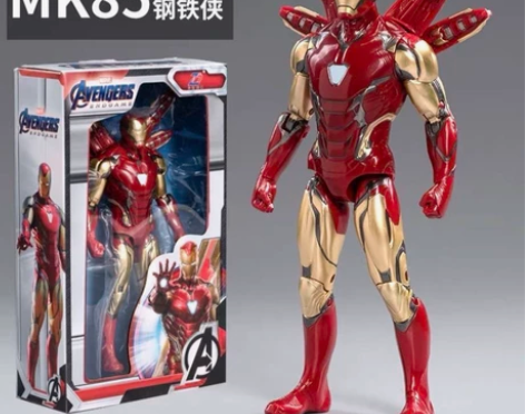 【全新】中动漫威7寸手办mk85限量版钢铁...