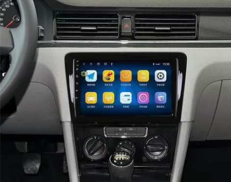 大众宝来13-15款导航改装中控大屏倒车影...