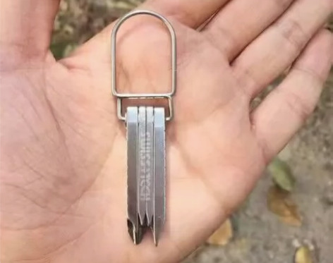 瑞士科技不锈钢多功能工具螺丝刀EDC户外小...