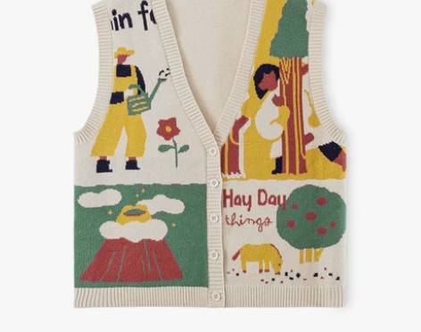 尔给慵懒古着毛衣2020年新款女复古日系宽...