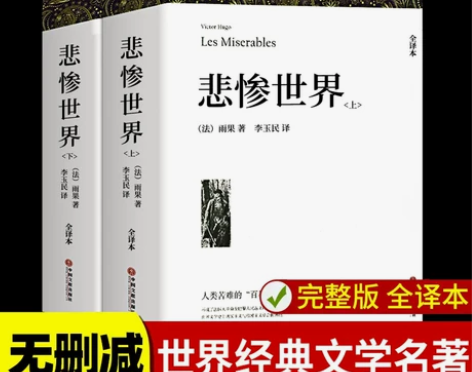 悲惨世界 正版世界(上下2册) 完整版共1...