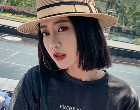 【狂暑价】平檐礼帽潮韩版平顶帽子女夏天韩版...