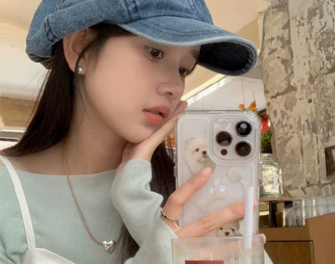 复古云朵牛仔八角帽女夏季防晒画家帽百搭显脸...