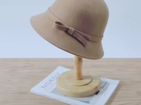 帽子女秋冬季法式赫本风白色千金优雅名媛礼帽...