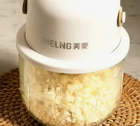 美菱无线电动蒜泥器打蒜器捣蒜打蒜辣椒蘸料绞...