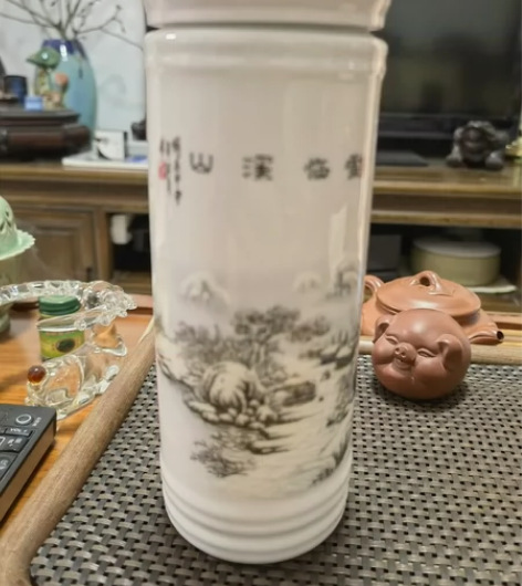 公司礼品，全新景德镇陶瓷保温杯，23元包邮...