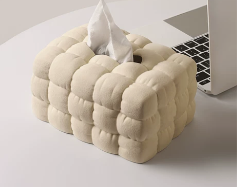 贝汉美设计感ins风创意陶瓷纸巾盒客厅茶几...