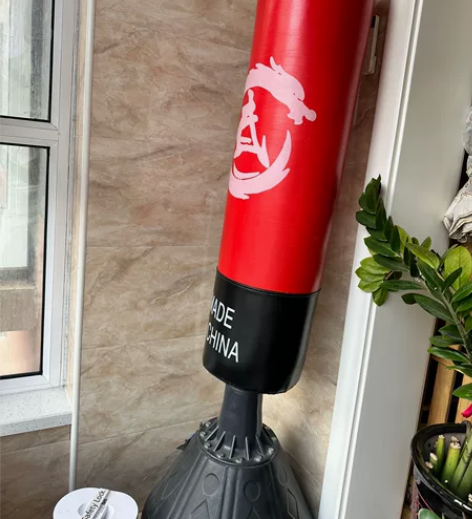 pu皮拳击沙袋立式家用散打成人人形不倒翁练...