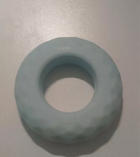 Keep 硅胶握力器 40lb 蓝色 青色...