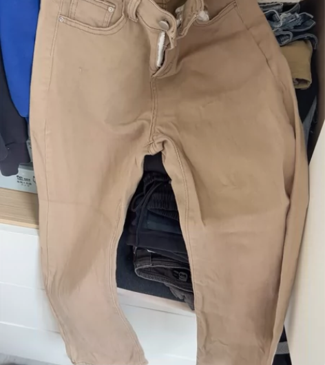 韩系直筒牛仔裤女百搭小个子显高显瘦梨形身材...