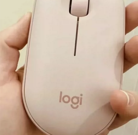 罗技无线鼠标350鹅卵石蓝牙轻薄静音办公笔...